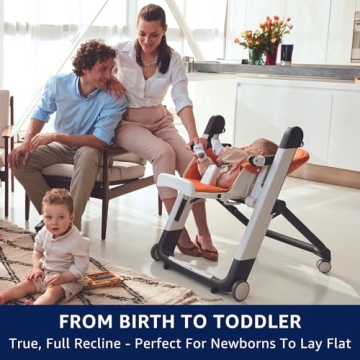 Peg Perego Siesta High Chair with Recline & Style