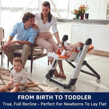 Peg Perego Siesta High Chair with Recline & Style