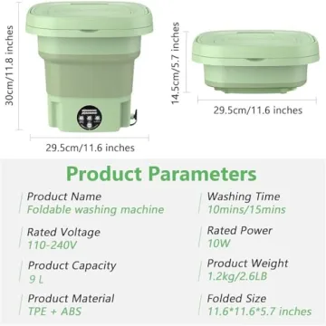 Portable Mini Washing Machine for Travel & Camping