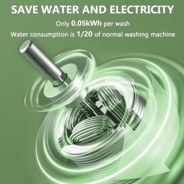 Portable Mini Washing Machine for Travel & Camping