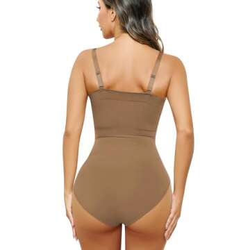 HOMETA Strapless Bodysuit for Women | Tummy Control & Shaping