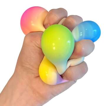 Schylling NeeDoh Magic Color Egg - Easter Squeeze Toy - Assorted Colors - Ages 3 to Adult (Pack of 1...