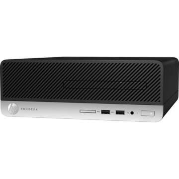 HP ProDesk 400 G4 Desktop Small Form Factor Business PC, Intel Quad-Core i5-6500 up to 3.6G,32G DDR4...