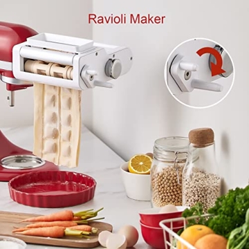 ANTREE 3-IN-1 Pasta Maker Attachment for KitchenAid Mixers