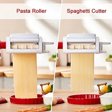 ANTREE 3-IN-1 Pasta Maker Attachment for KitchenAid Mixers