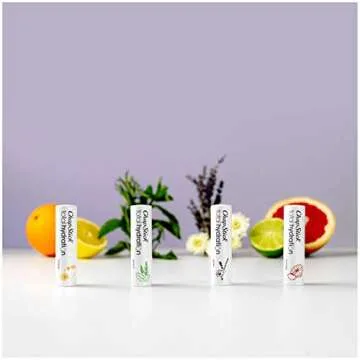 ChapStick Total Hydration Essential Oils Peace Lip Balm, Rosemary + Peppermint Lip Balm Tube, Lip Care - 0.12 Oz