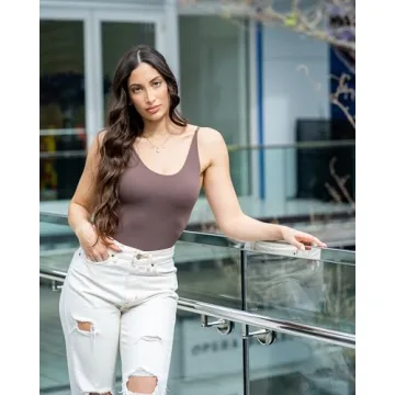 SUUKSESS Sexy Scoop Neck Bodysuit for Women - Stylish Fit