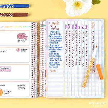 Erin Condren Designer Accessories Snap - in Wet Erase Dashboard for Checklists, to Do Lists, and Tasks. Laminated Reusable Whiteboard for Dry and Wet Erase Markers