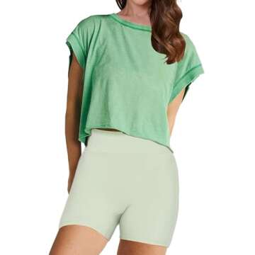 Sujama Women's Stylish Oversized Backless Workout Top