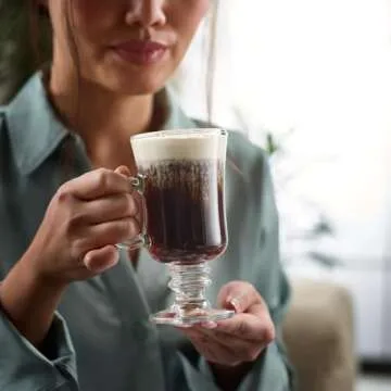 Libbey 8-1/2-Ounce Irish Coffee Mug, 4-Piece Set - Perfect for Any Beverage