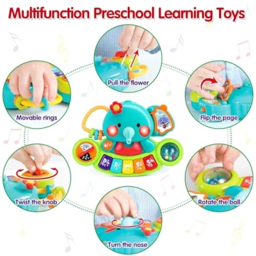 Light-Up Baby Piano Toy for Infants 6-12 Months