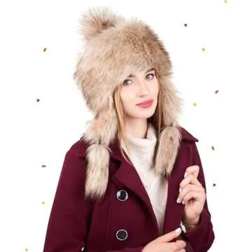 Futrzane Classic Ear Flaps Hat for Women | Stylish Winter Trapper