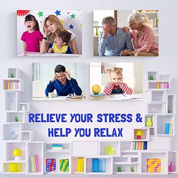 Push Bubble Fidget Toy for Kids Adults - 3 Pack Sensory Fun