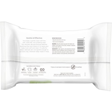 Burt's Bees Baby Wipes - Natural & Fragrance-Free for Happy Skin