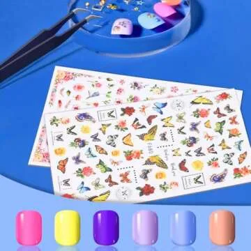 TsMADDTs Press on Nails, 720PCS Short Round Fake Nails with Glue, Files, Tweezer for Women DIY at Home