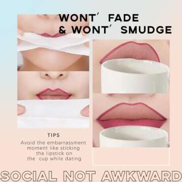 HOSAILY 3 Colors Peel Off Lip Liner Set - Long Lasting Lip Makeup