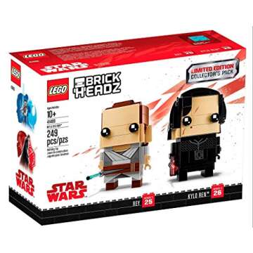 LEGO BrickHeadz Limited Edition Star Wars Rey and Kylo Ren Collectors Pack - 249 Pieces