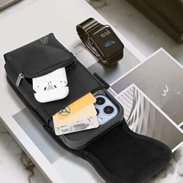 Perilogics Magnetic Cover Phone Holster for iPhone 16 Plus