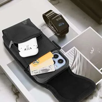 Perilogics Magnetic Cover Phone Holster for iPhone 16 Plus