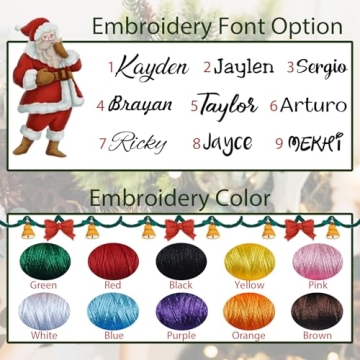 Custom Name Christmas Stockings Large 18" Knitted Personalized