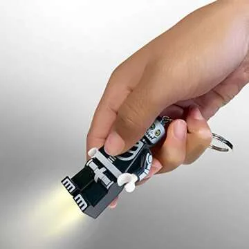 LEGO Monster Fighters Large 3 inch Tall Figure Keychain Light - Skeleton Guy (KE137H)