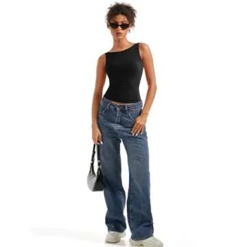 Trendy SUUKSESS Women’s Open Back Tank Top for Summer