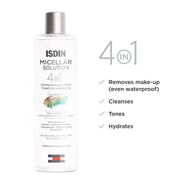 ISDIN Micellar Solution - 4 in 1 Cleanser for Sensitive Skin
