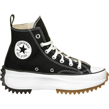 Converse Run Star Hike Hi Sneakers Black White Gum Comfort