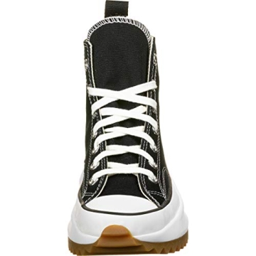 Converse Run Star Hike Hi Sneakers Black White Gum Comfort