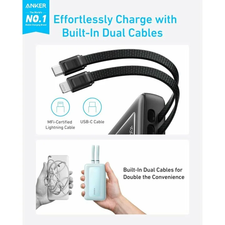 Anker Zolo 20000mAh Fast Portable Charger & Cables