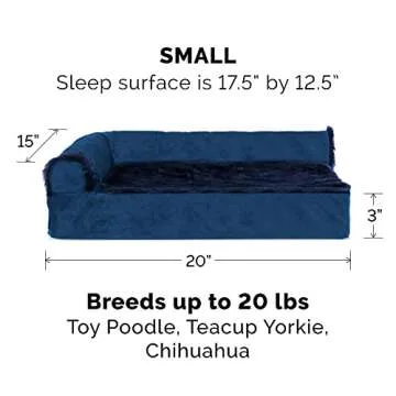 Furhaven Gel Dog Bed for Small Dogs - Cozy & Washable