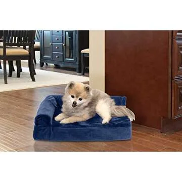 Furhaven Gel Dog Bed for Small Dogs - Cozy & Washable