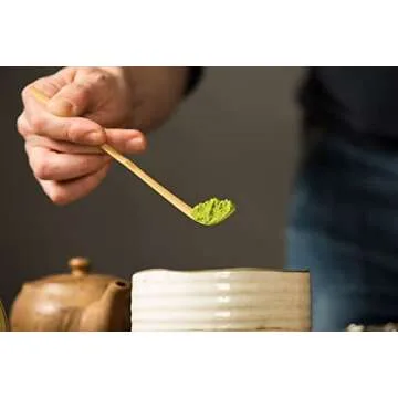 Japanese Chashaku | 2 pcs x Bamboo Matcha Scoop for measuring Matcha green tea powder | Spoon for traditional tea ceremony