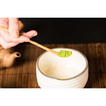 Japanese Chashaku | 2 pcs x Bamboo Matcha Scoop for measuring Matcha green tea powder | Spoon for traditional tea ceremony