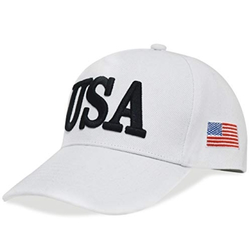 DISHIXIAO USA Baseball Cap - Adjustable Embroidered Hat