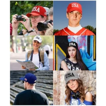 Stylish DISHIXIAO USA Baseball Cap for Men and Women