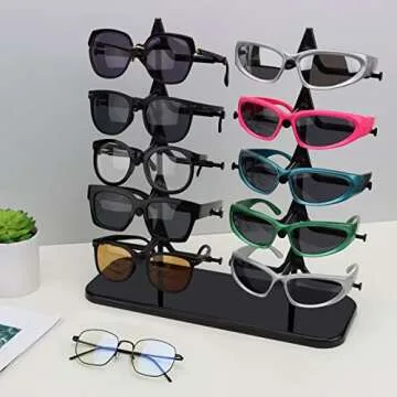 DesignSter Sunglasses Display Stand for Eyewear Organization