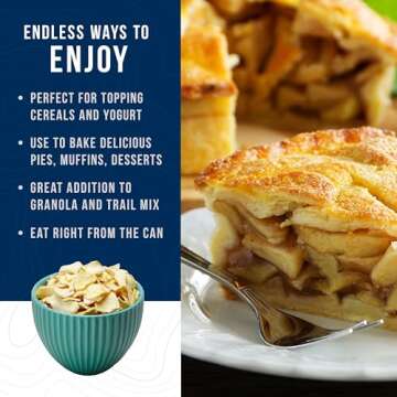 Augason Farms Dehydrated Apple Slices Can, Certified Gluten Free, Emergency Food Supply, Everyday Meals, 20 Servings