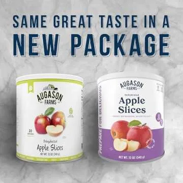 Augason Farms Dehydrated Apple Slices for Healthy Snacking