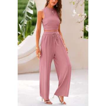 PRETTYGARDEN Women's Summer 2 Piece Lounge Set