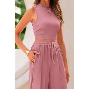 PRETTYGARDEN Women's Summer 2 Piece Lounge Set