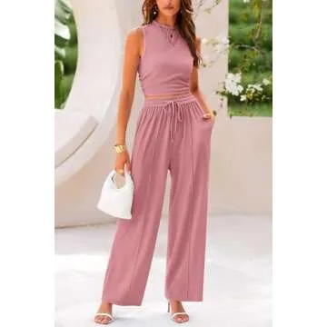 PRETTYGARDEN Women's Summer 2 Piece Lounge Set