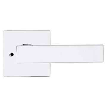 Kwikset Singapore Interior Privacy Door Handle with Lock, Door Lever For Bathroom and Bedroom, Polis...