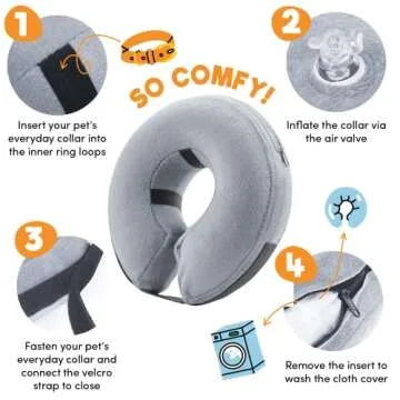 BENCMATE Inflatable Collar - Comfort & Support for Pets