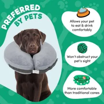 BENCMATE Inflatable Collar - Comfort & Support for Pets