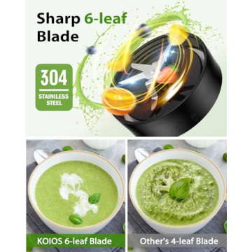 KOIOS 900W Personal Blender for Smoothies & Shakes