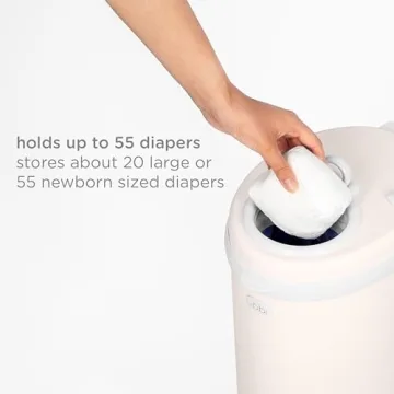 Ubbi Steel Diaper Pail - Odor Locking & Award-Winning