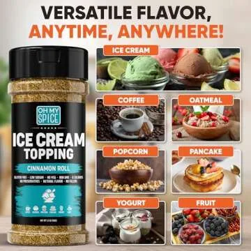 Cinnamon Roll Ice Cream Topping - Gluten Free & Sweet Blend