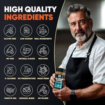 Cinnamon Roll Ice Cream Topping - Gluten Free & Sweet Blend