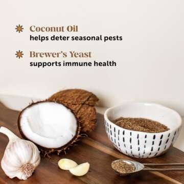 Pet Honesty Flea and Tick Prevention for Dogs Supplement - Natural Flea and Tick Chews for Dogs, Oral Flea Pills, No Harsh Chemicals, Natural Way to Enjoy The Outdoors - Bacon (90 Count)